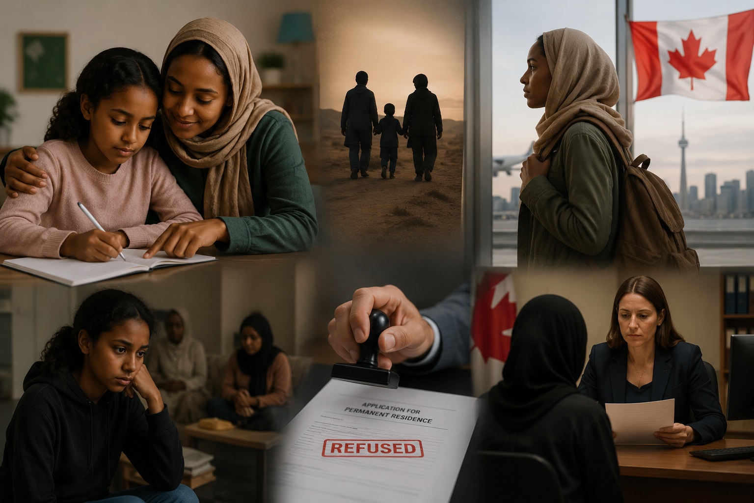 Family caregiver supporting a de facto family member before Canadian immigration application