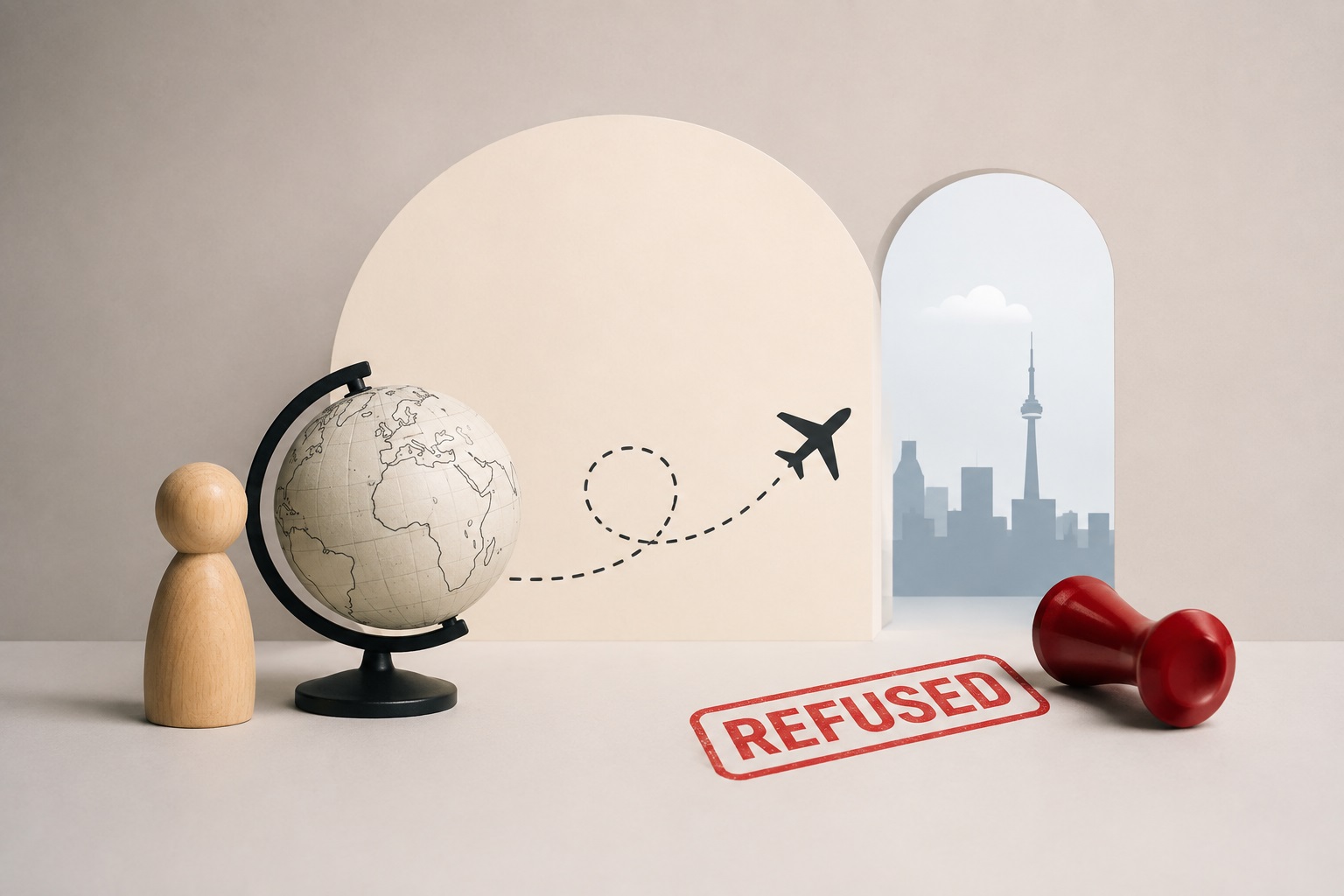 Canadian visa refusal due to ties to home country