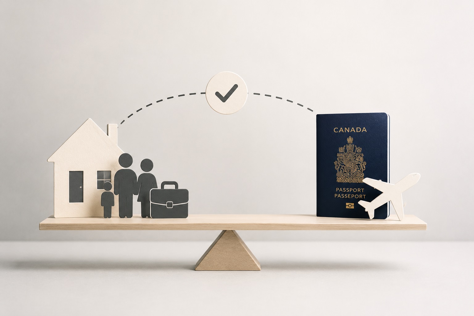 Canadian visa refusal due to ties to home country